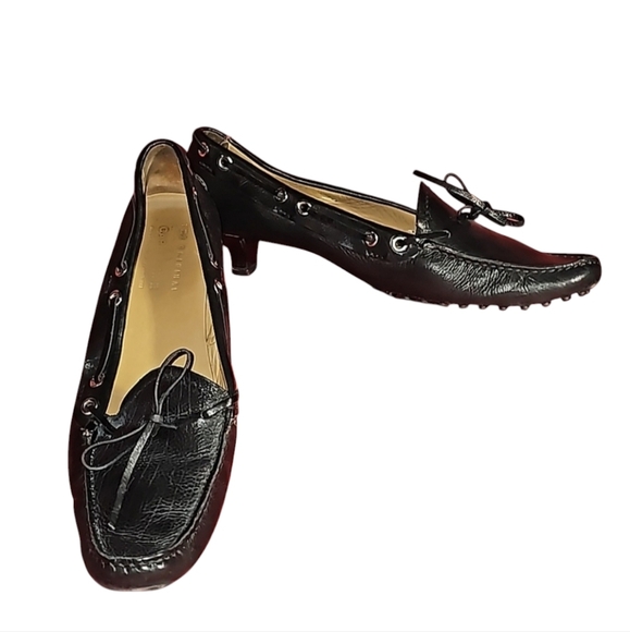 The Original Car Shoe | Black Suede | Low Heel | Women 8.5 | Made in Italy - Picture 1 of 3